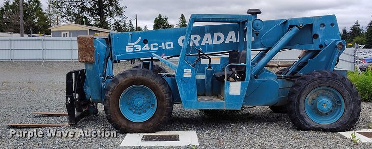 image for item YA0534 2000 Gradall 534C-10 telehandler