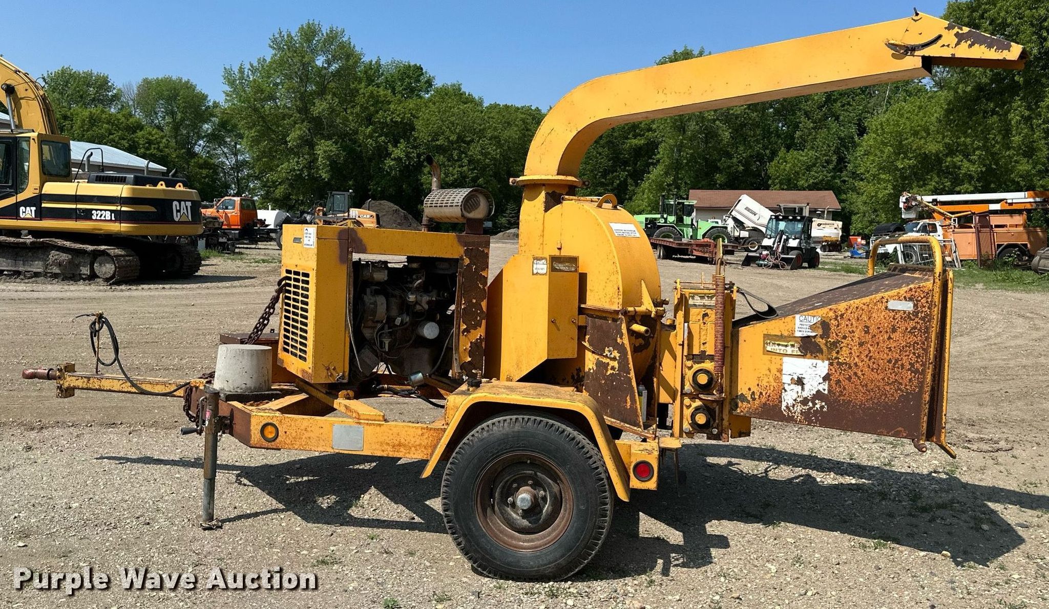 1987 Wood Chuck wood chipper in Cavalier, ND | Item EB2604 sold