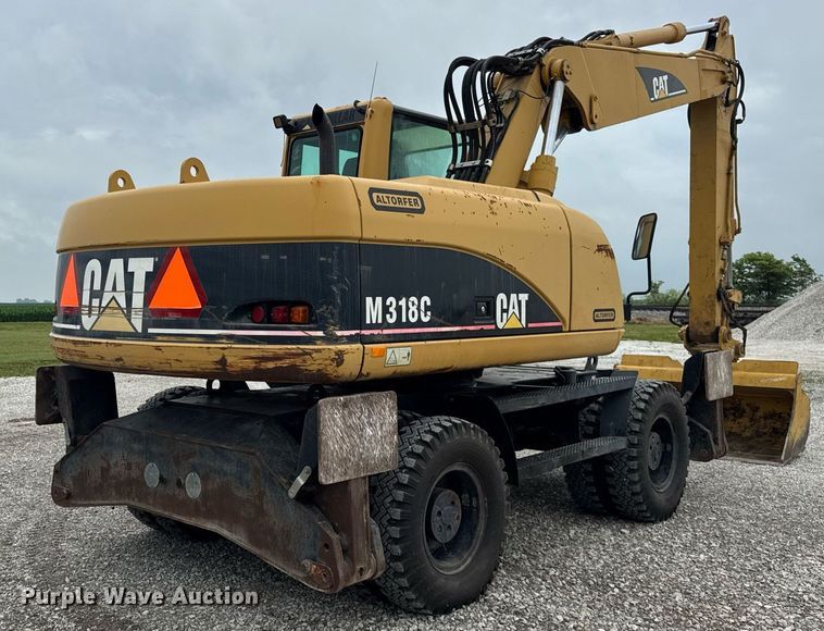 image for item DI9055 2005 Caterpillar M318C wheeled excavator