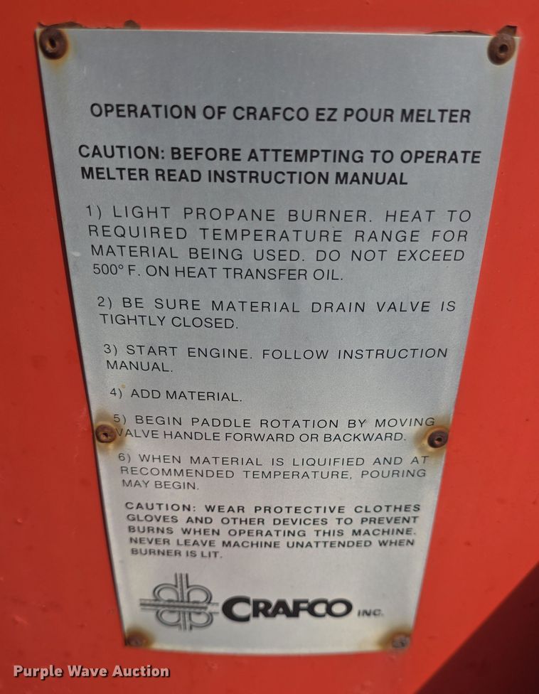 image for item DO7953 Crafco PMSI E-Z Pour pothole patcher