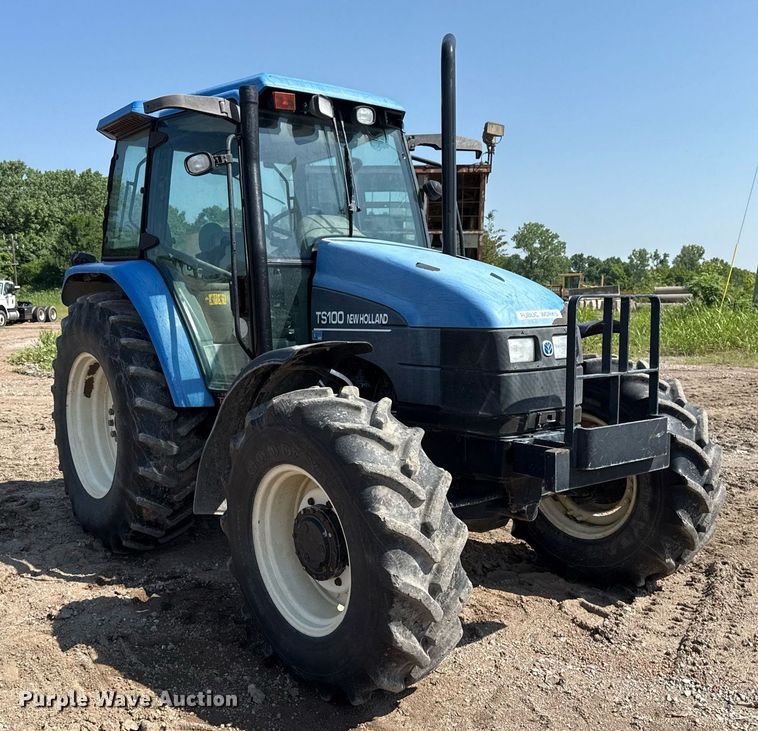 image for item DS3750 2003 New Holland TS100 MFWD tractor