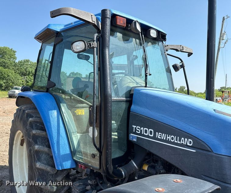 image for item DS3750 2003 New Holland TS100 MFWD tractor