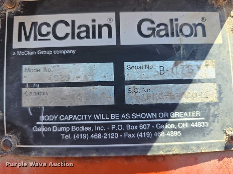 image for item DT6890 2000 Sterling L-Line dump truck