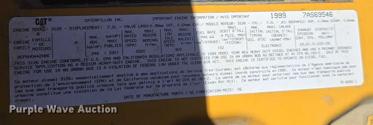 image for item DT6890 2000 Sterling L-Line dump truck