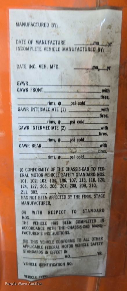 image for item DT6890 2000 Sterling L-Line dump truck