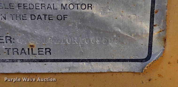 image for item DT6892 1994 Redi Haul Trailers FSL12 utility trailer