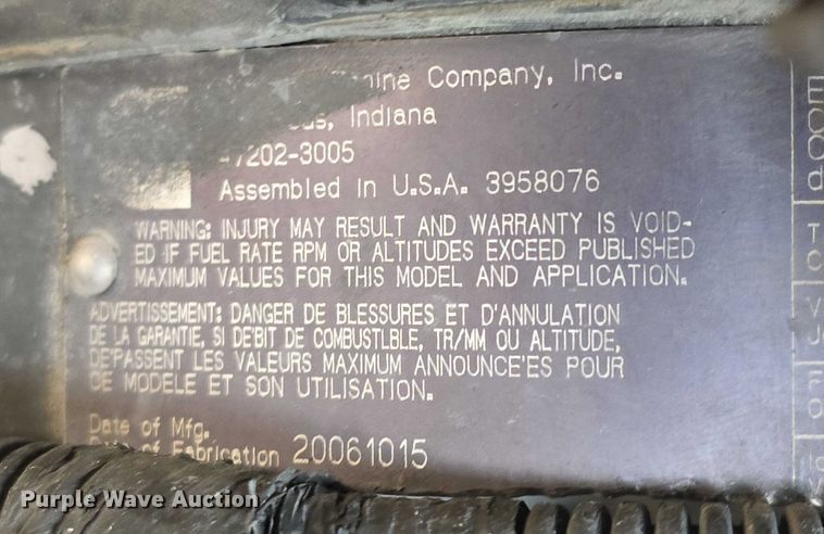 image for item DT6910 2008 American LaFrance Condor refuse truck