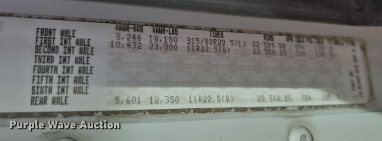 image for item DT6910 2008 American LaFrance Condor refuse truck