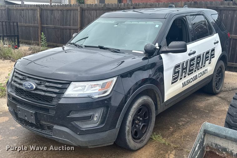 image for item DU9831 2018 Ford Explorer Police Interceptor SUV