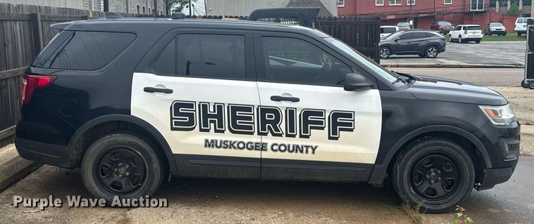 image for item DU9831 2018 Ford Explorer Police Interceptor SUV