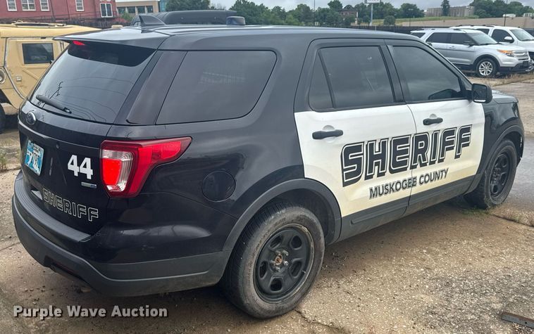 image for item DU9831 2018 Ford Explorer Police Interceptor SUV