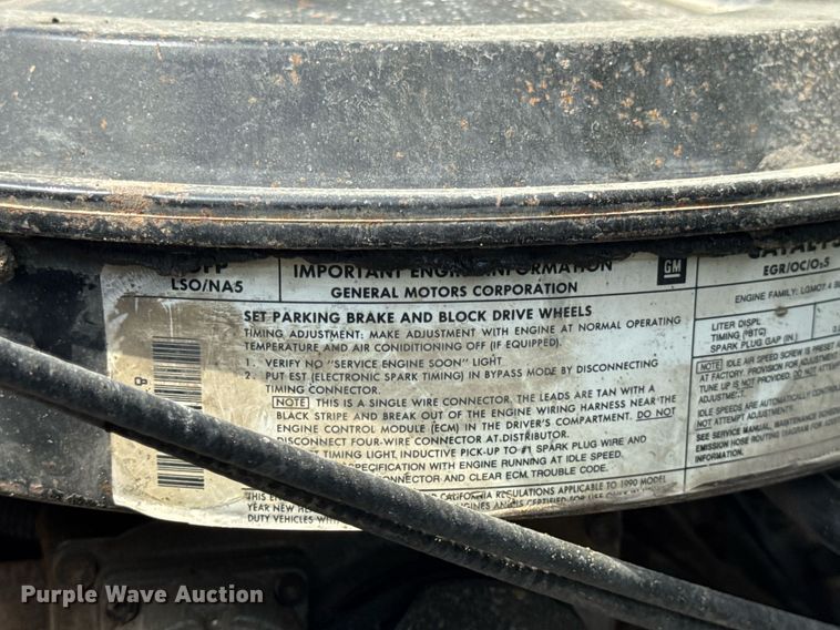 image for item DV4146 1990 Chevrolet C7 dump truck