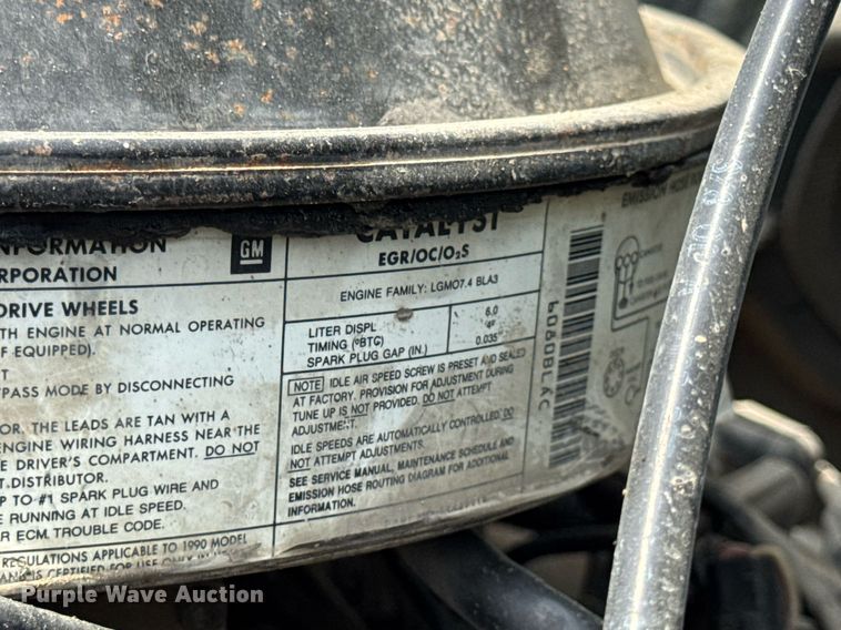 image for item DV4146 1990 Chevrolet C7 dump truck