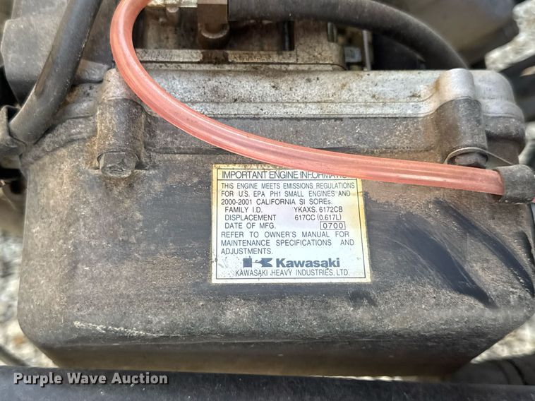 image for item DV4187 2001 Kawasaki KAF620G Mule utility vehicle