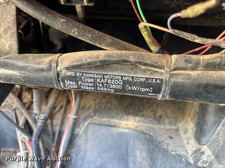 image for item DV4187 2001 Kawasaki KAF620G Mule utility vehicle