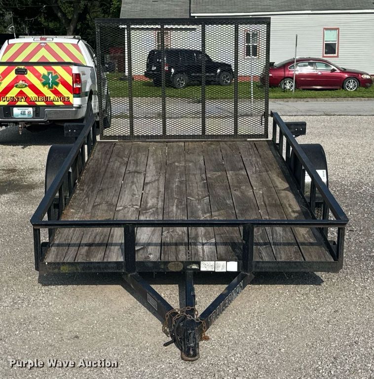 image for item DV4188 2001 Trailerman utility trailer