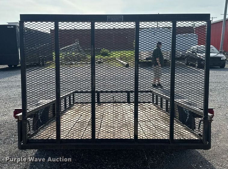 image for item DV4188 2001 Trailerman utility trailer