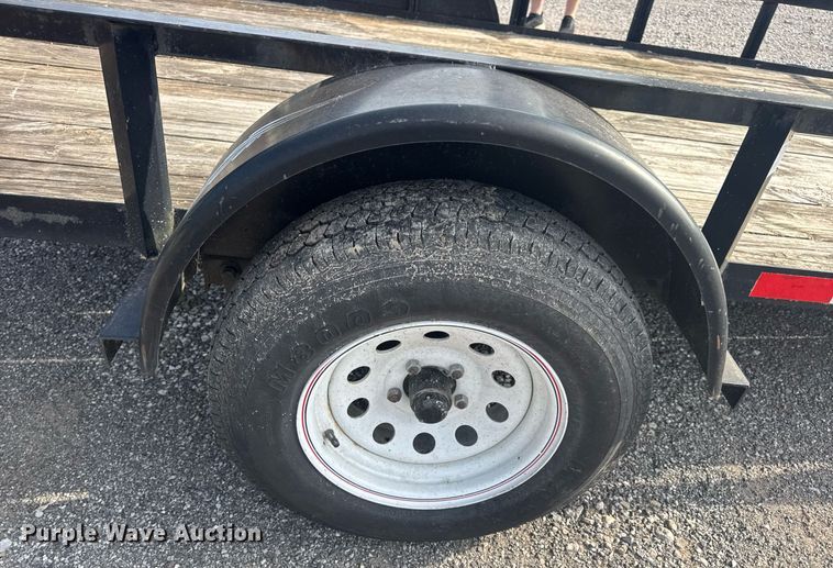 image for item DV4188 2001 Trailerman utility trailer