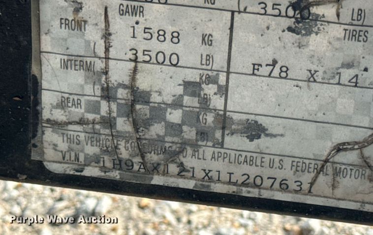 image for item DV4188 2001 Trailerman utility trailer