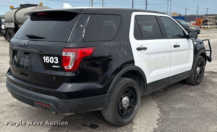 image for item DX5482 2016 Ford Explorer Police Interceptor SUV