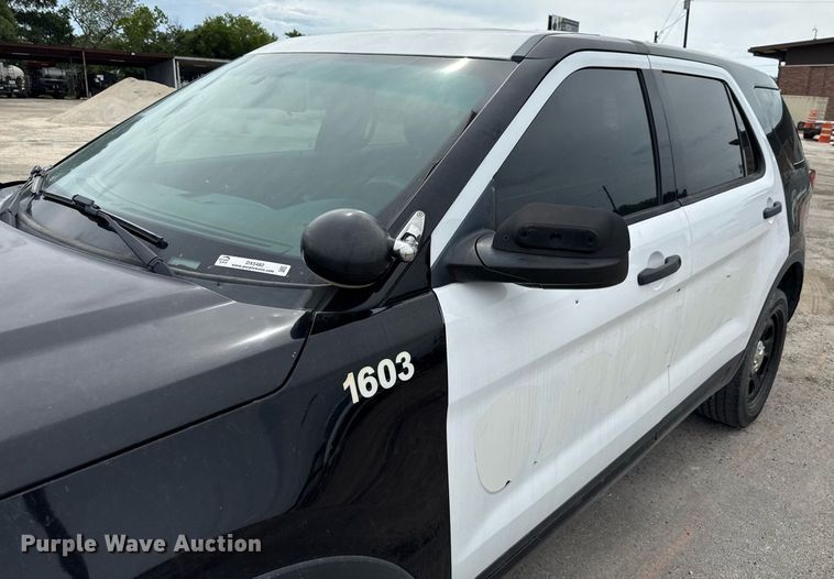 image for item DX5482 2016 Ford Explorer Police Interceptor SUV