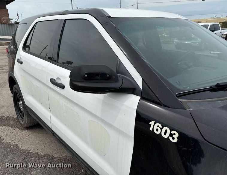 image for item DX5482 2016 Ford Explorer Police Interceptor SUV