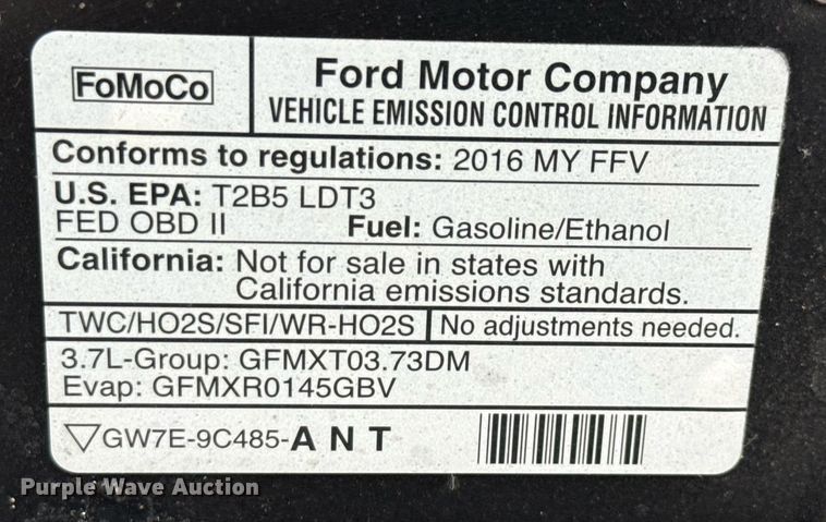 image for item DX5485 2016 Ford Explorer Police Interceptor SUV