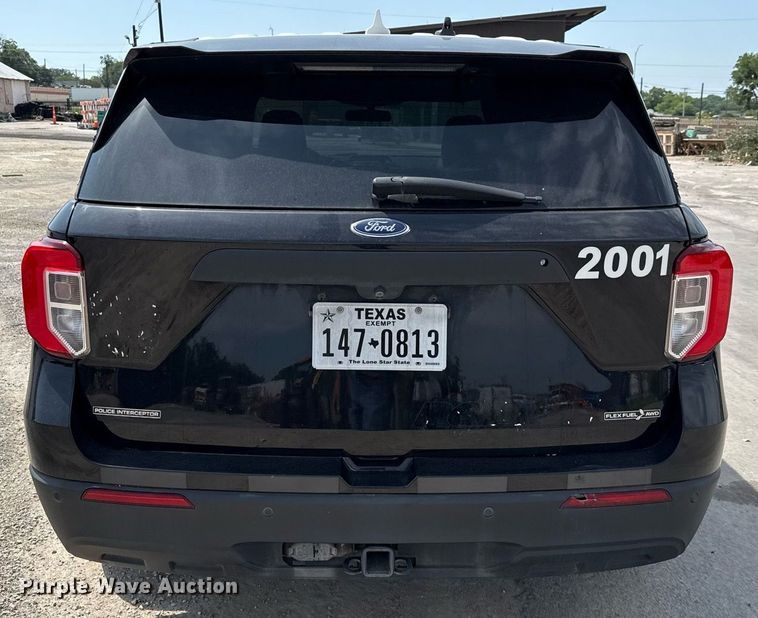 image for item DX5501 2020 Ford Explorer Police Interceptor SUV