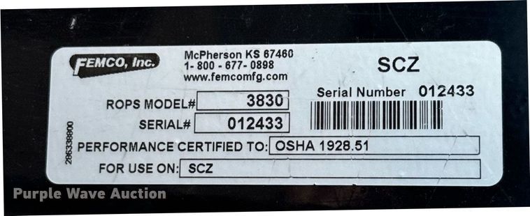 image for item DX5502 Scag Cheetah ZTR lawn mower