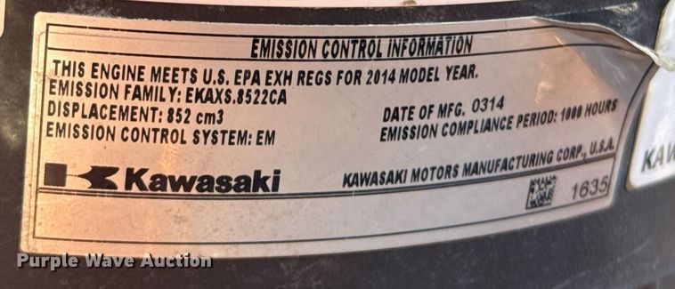 image for item DX5502 Scag Cheetah ZTR lawn mower