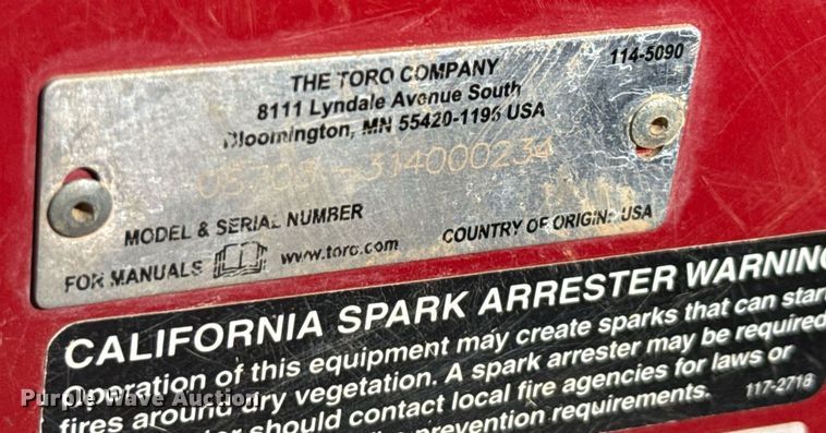 image for item DX5504 Toro Sand Pro 3040 bunker rake