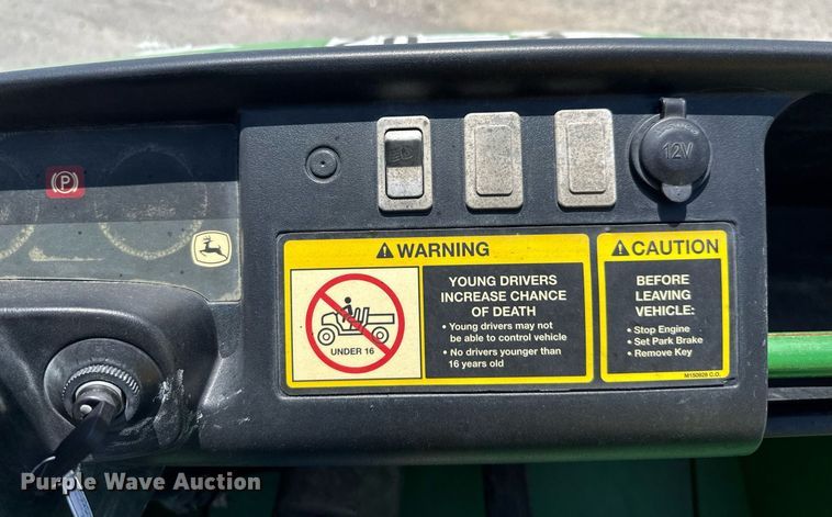 image for item DX5508 2010 John Deere Gator TX utility vehicle