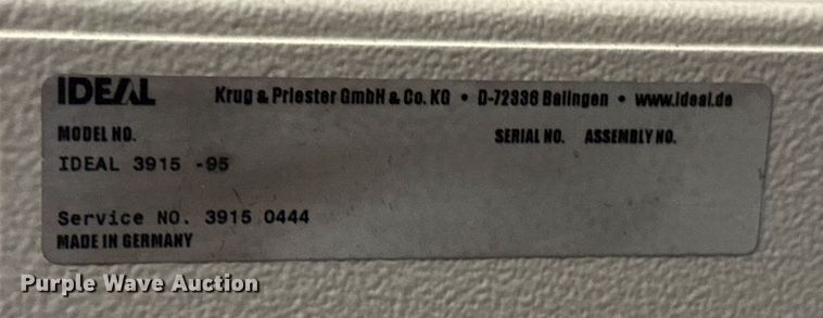 image for item DY0185 Triumph Ideal 3915-95 paper cutter