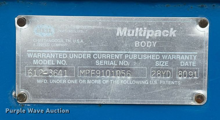 image for item DY0205 2008 Mack LEU613 refuse truck