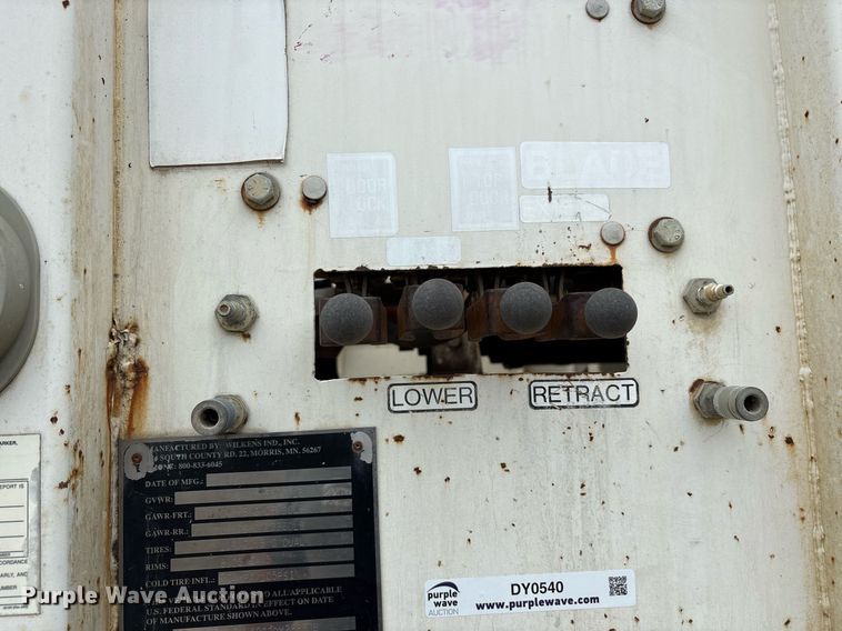 image for item DY0540 2013 Wilkens 4075FLE refuse trailer