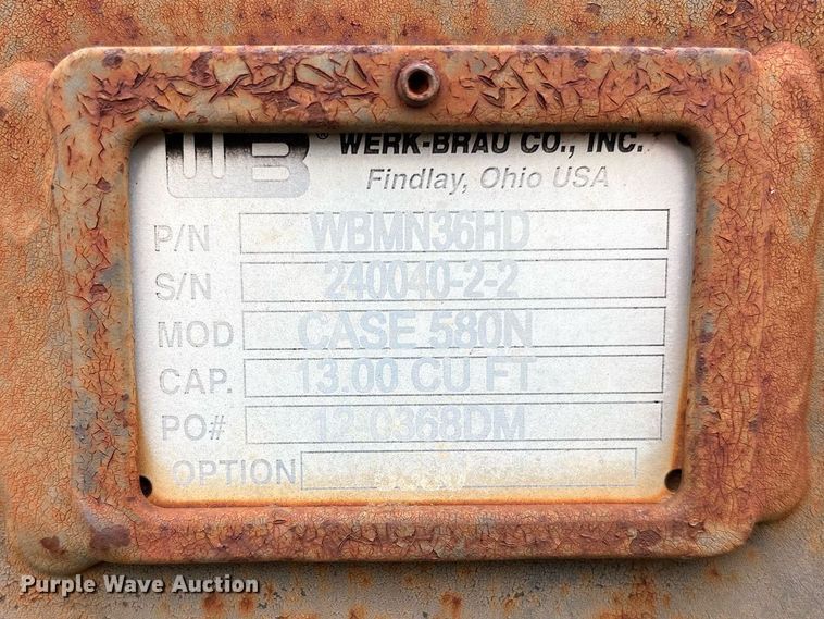 image for item DY0556 WB excavator bucket