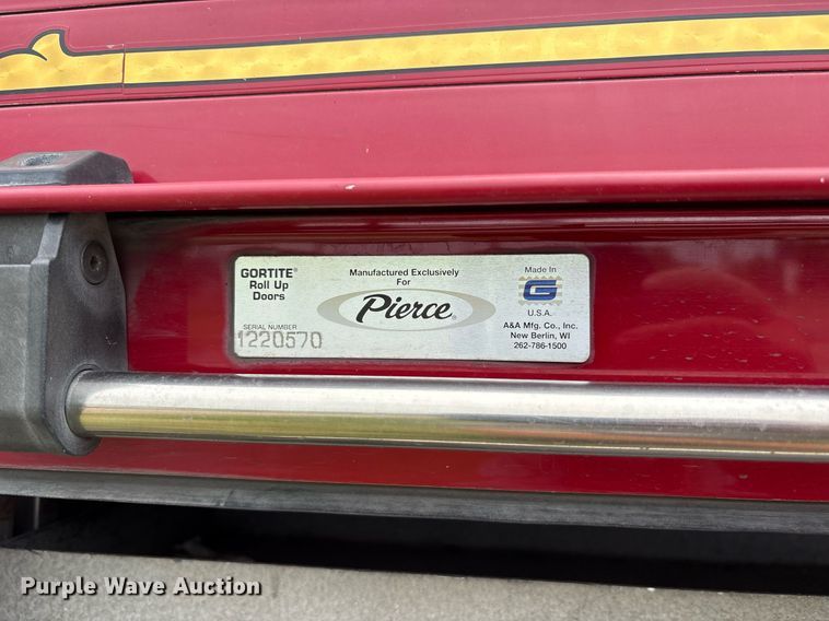 image for item DY0560 2009 Pierce Manufacturing Custom Contender pumper fire truck
