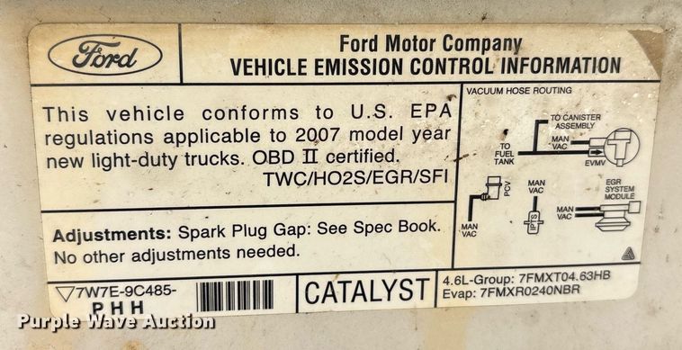 image for item DY0595 2007 Ford F150 pickup truck