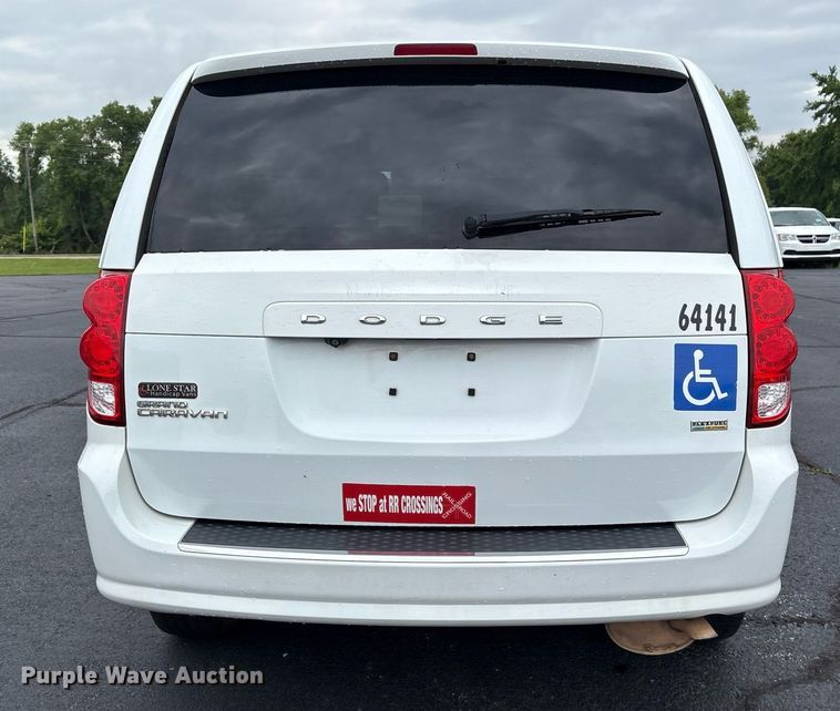 image for item DY0607 2018 Dodge Grand Caravan handicap accessible van