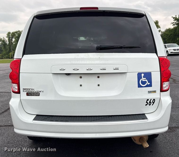 image for item DY0608 2017 Dodge Grand Caravan handicap accessible van