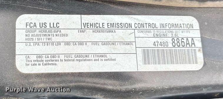 image for item DY0608 2017 Dodge Grand Caravan handicap accessible van