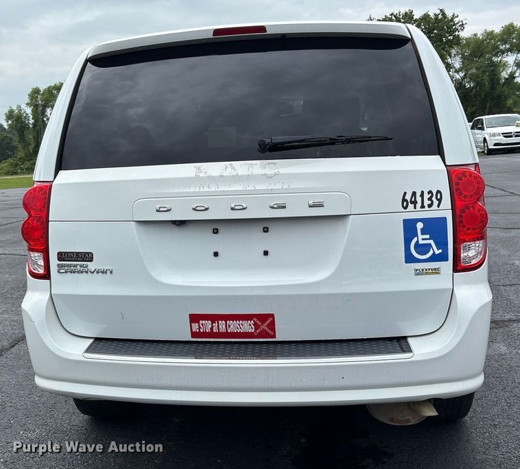 image for item DY0610 2018 Dodge Grand Caravan handicap accessible van