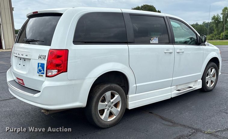 image for item DY0612 2018 Dodge Grand Caravan handicap accessible van