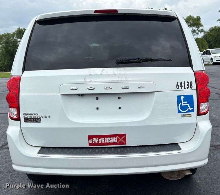 image for item DY0612 2018 Dodge Grand Caravan handicap accessible van