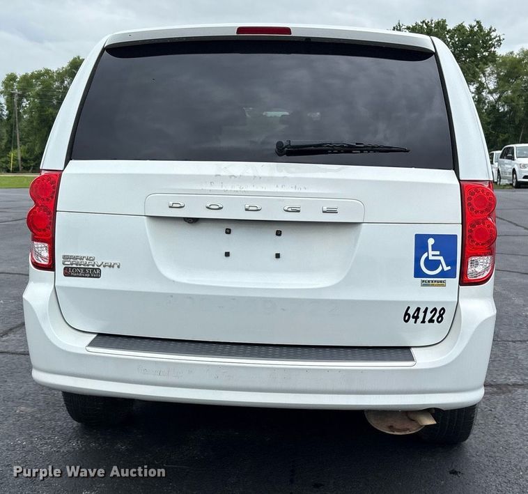 image for item DY0613 2018 Dodge Grand Caravan handicap accessible van