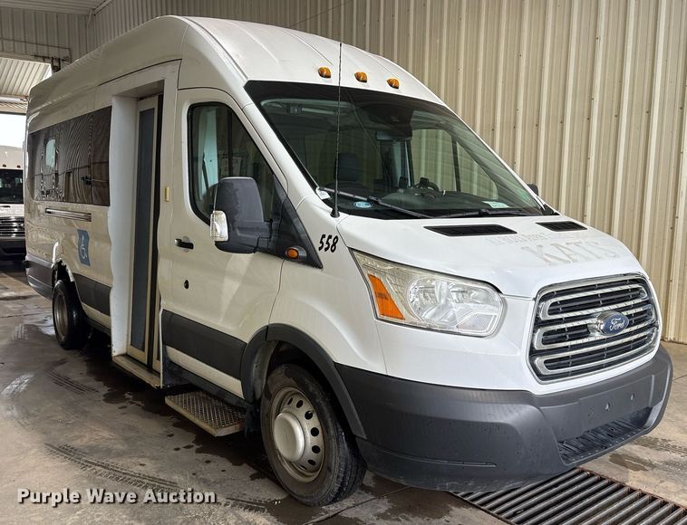 image for item DY0615 2017 Ford Transit shuttle bus