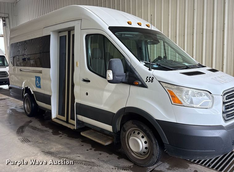 image for item DY0615 2017 Ford Transit shuttle bus
