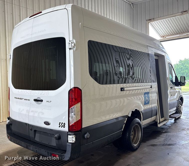 image for item DY0615 2017 Ford Transit shuttle bus