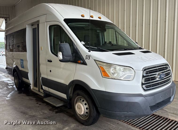 image for item DY0616 2017 Ford Transit shuttle bus