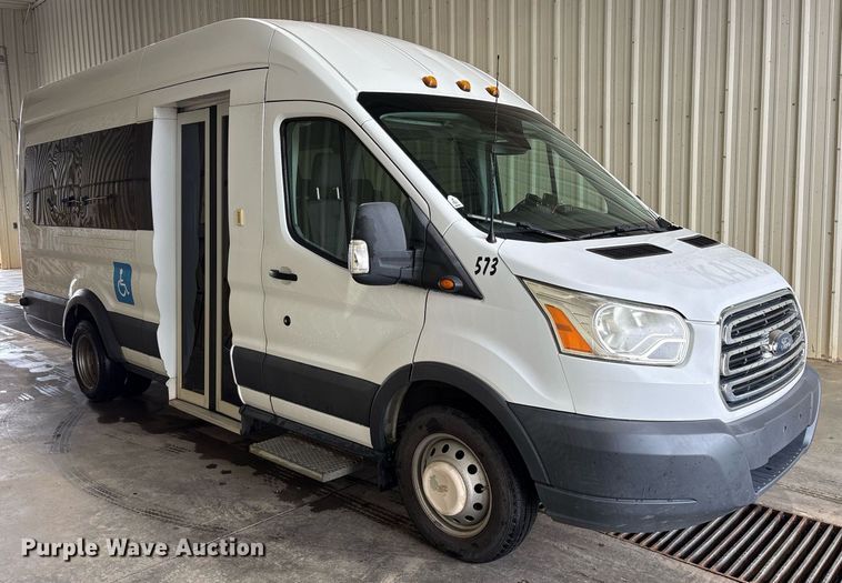 image for item DY0616 2017 Ford Transit shuttle bus